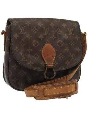 Authentic LOUIS VUITTON Monogram Saint Cloud GM Shoulder Bag M51242 LV